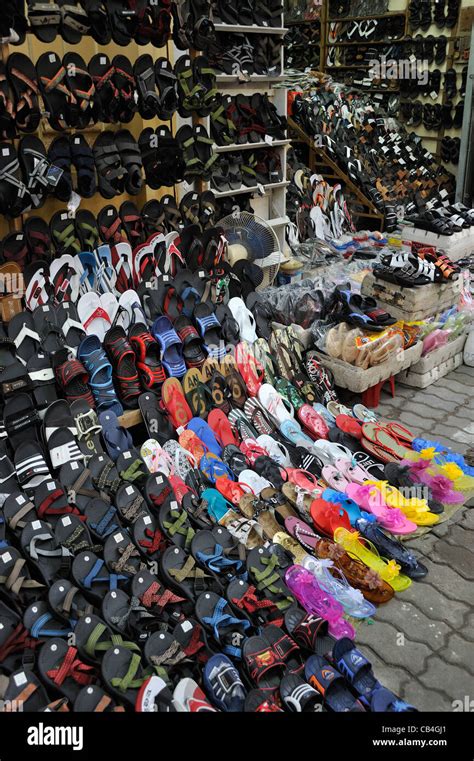Shoes displayed in store, Hanoi, Vietnam Stock Photo - Alamy