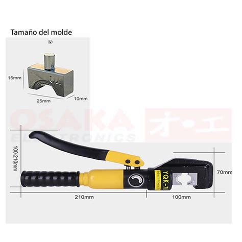 Ponchadora Hidráulica Metal - Hierro | Osaka Electronics