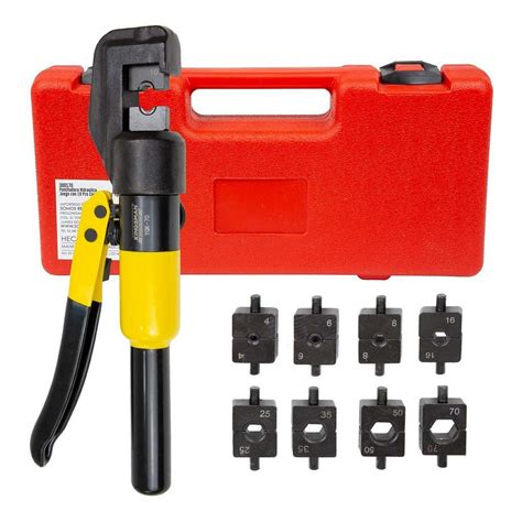 Ponchadora Pinza Hidraulica 8 Ton Kit 19pzs 4-70mm2 Kingsman Kingsman ...