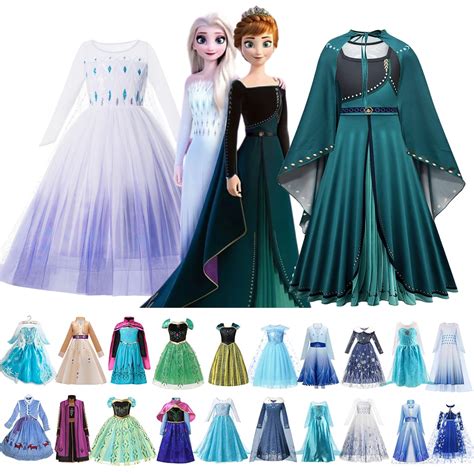 Frozen, Anna And Elsa Princess Dresses - Kidz Country: