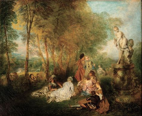 The Feast of Love, ca. 1718-1719 posters & prints by Jean Antoine Watteau