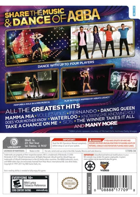 ABBA - You Can Dance boxarts for Nintendo Wii - The Video Games Museum