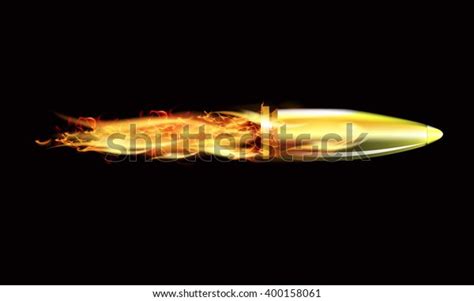Fire Bullets Shot Stock Vector (Royalty Free) 400158061 | Shutterstock