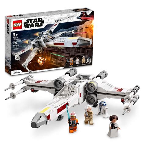 Buy LEGO Star Wars Luke Skywalker's X-Wing Fighter 75301 Building Toy ...