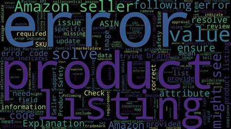 Amazon Listing Errors: Complete Guide to Fix Common Issues