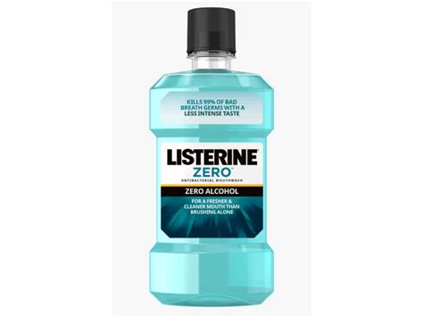 Listerine Zero Mouthwash, Zero Alcohol, 500 mL Ingredients and Reviews