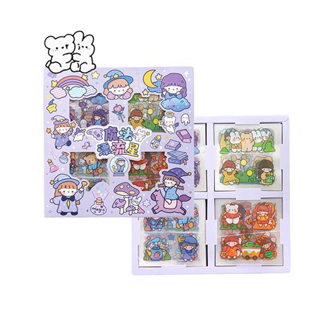 100-Pack Kawaii Sticker Box - Magic Star | MoshiMoshi UK