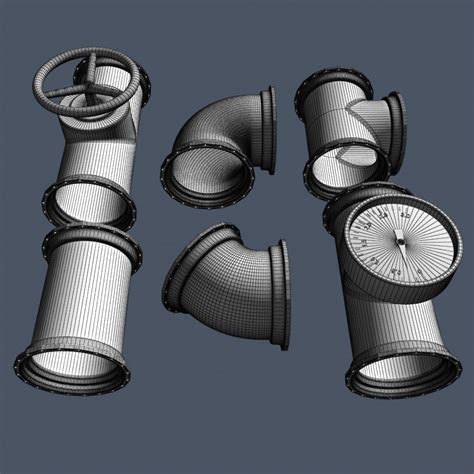 Pipe-fittings-3d-models cassjas