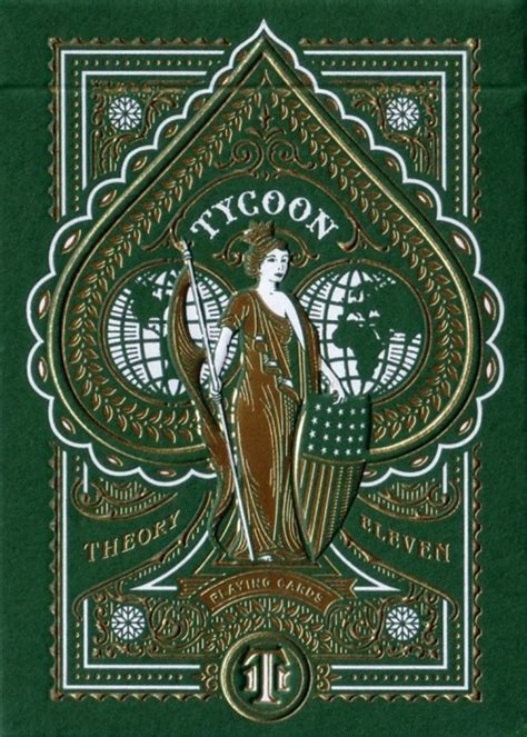 Limited Edition Green Tycoon Playing Cards by theory11 – GamelandSKN