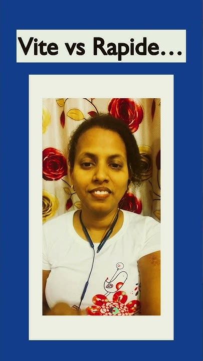 Vite vs Rapido in French. Learn the difference #frenchforbeginners # ...