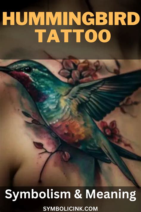 Hummingbird Tattoo Meaning & Symbolism (Freedom) | Hummingbird tattoo ...