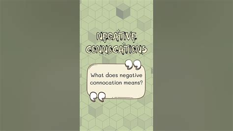 The concept of Synonyms, Collotations and Negative Connotations - YouTube