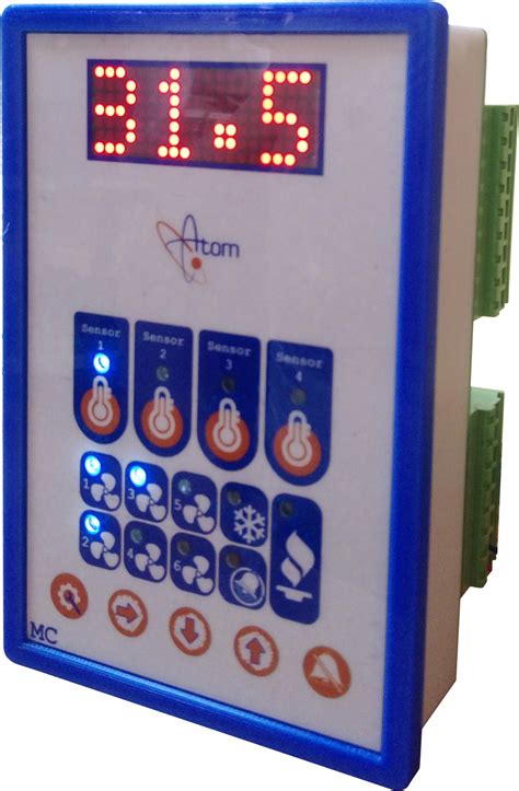 Atom - جهاز MC للتحكم في مزارع الدواجن - يعمل على 4 حساسات...