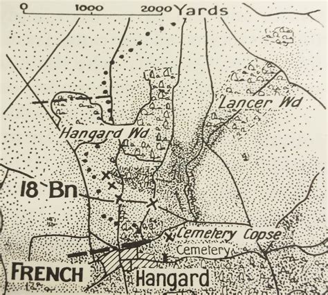 Sergeant Barber, Battle Of Hangard Wood, Villers-Bretonneux, France ...