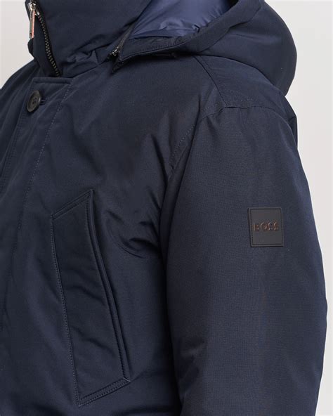 BOSS ORANGE Osiass Parka Dark Blue - Acheter BOSS ORANGE CareOfCarl.fr.