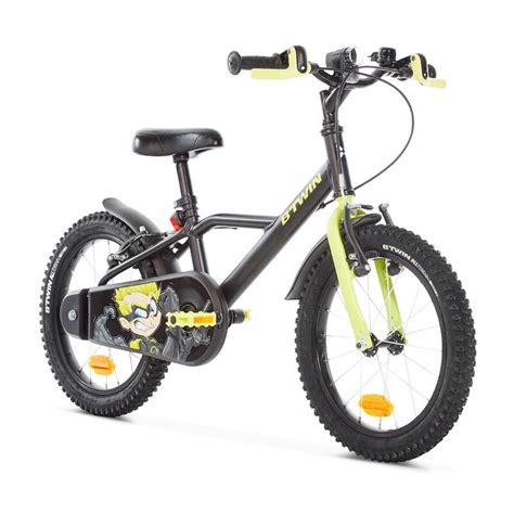 VELO 16 POUCES 4,5-6 ANS 500 DARK HERO BTWIN | Decathlon
