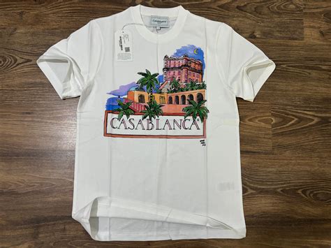 Casablanca Oversized Graphic T-shirt White All Sizes Available New With ...