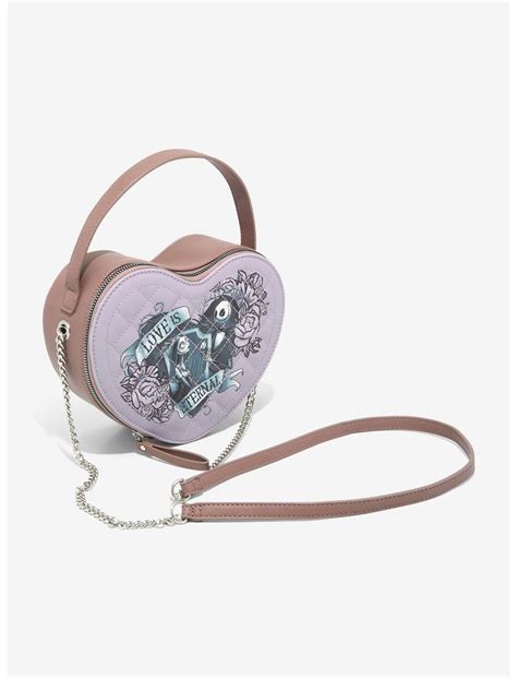 The Nightmare Before Christmas Eternal Love Heart Crossbody Bag | Hot Topic