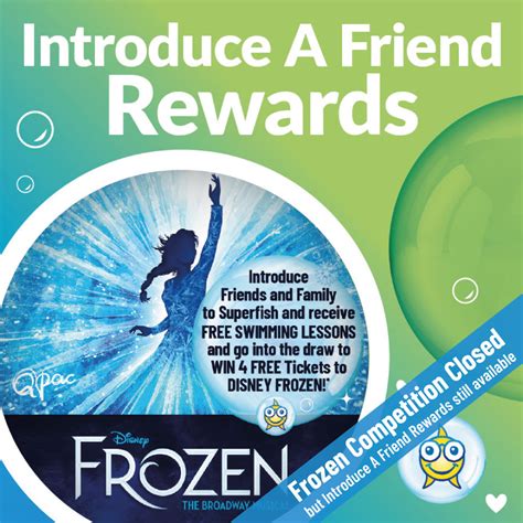 Introduce A Friend Rewards Frozen Competition - Superfish Swim Schools