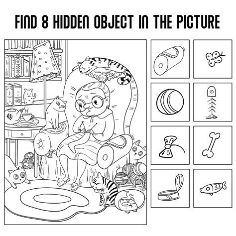 Easy Hidden Picture Worksheets Hidden Picture Games, Hidden Picture ...