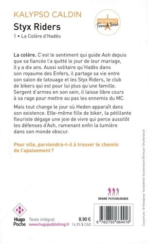 Styx riders Tome 1. La colère d'Hadès de Kalypso Caldin - Poche - Livre ...