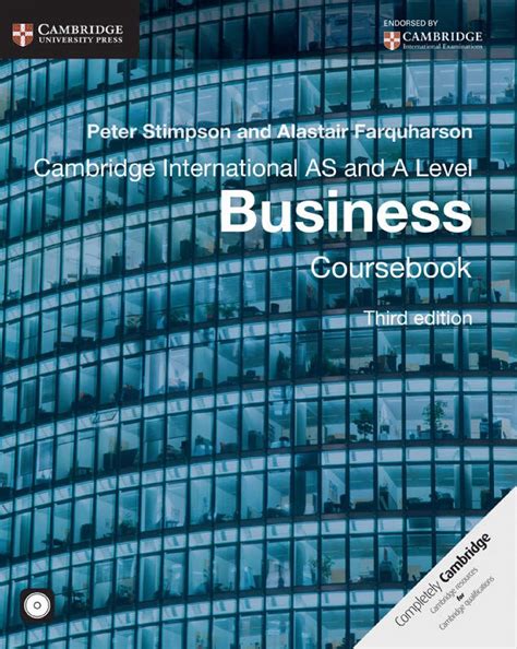 Cambridge International AS And A Level Business: Coursebook With CD-ROM ...