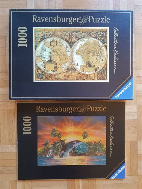 2x Puzzle 1000 Teile, Collection Exclusiv, Spezialoberfläche | Kaufen ...