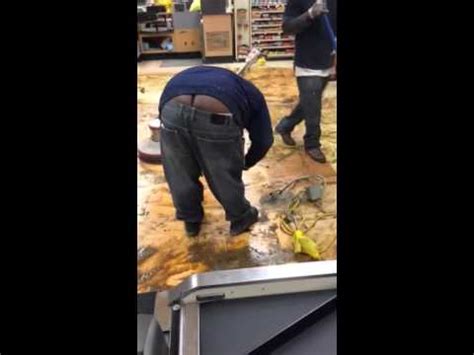 Electrician gets shocked and has plumbers crack