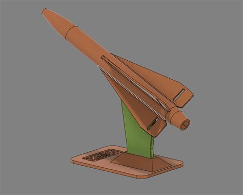 🦅 HAWK Anti Aircraft Missile With Display Stand・Free STL File for 3D ...