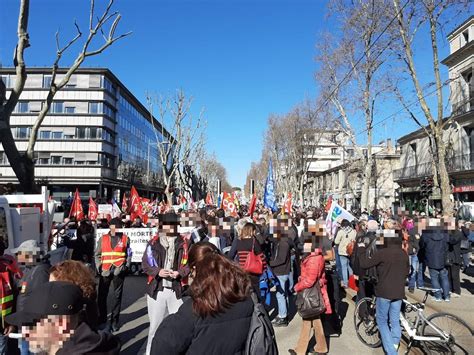 Manifestation intersyndicale du 20 février : 1500 personnes à ...