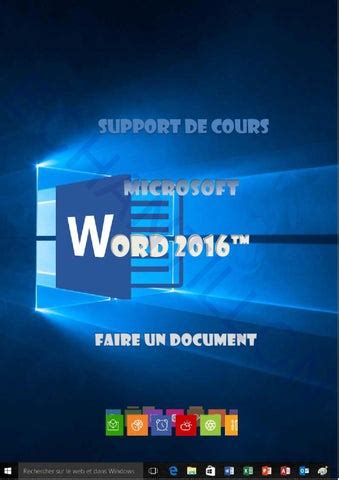 cours word 2013 avancé pdf