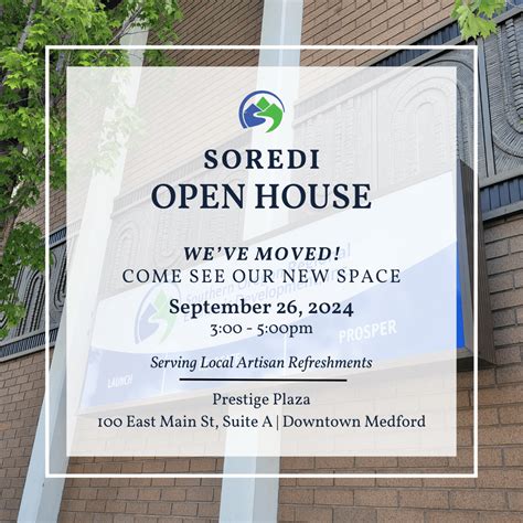 SOREDI New Location Open House September 26! - SOREDI