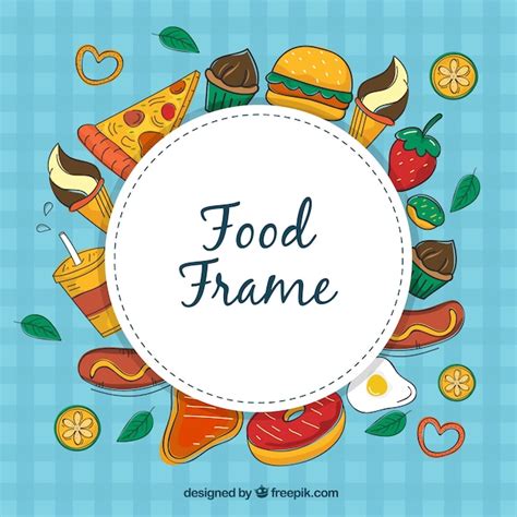 Imágenes de Marco Comida Colorido - Descarga gratuita en Freepik