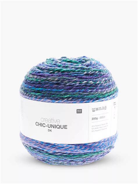 Rico Design Creative Chic Unique DK Yarn, 200g, Aqua