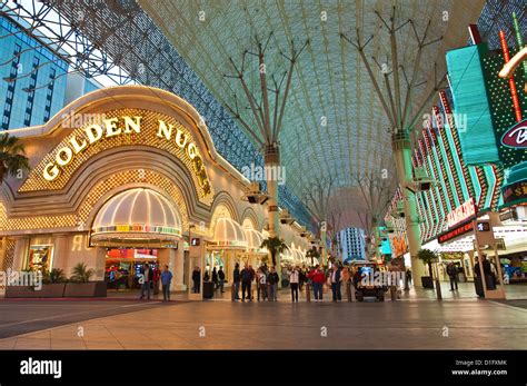 Golden Nugget Casino and Fremont Street Experience, Las Vegas Stock ...