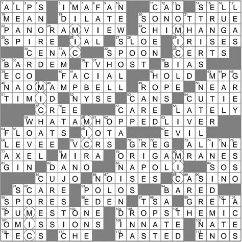 Great songs slangily crossword clue Archives - LAXCrossword.com