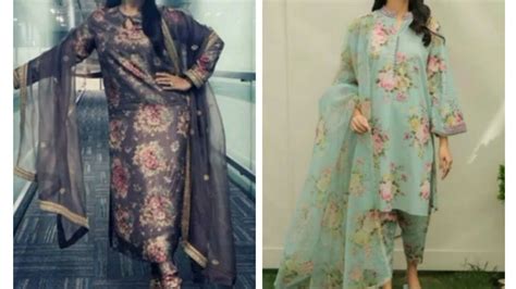 printed silk dress designing ideas #trending printed silk dress design ...