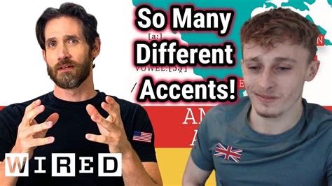 British Guy Reacting to Accent Expert Gives a Tour of U.S. Accents - (Part One) | WIRED