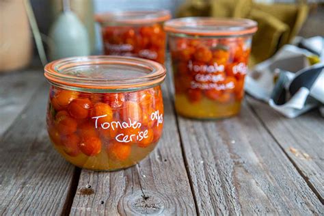 Bocaux de tomate cerise : Guide pour les conserver facilement