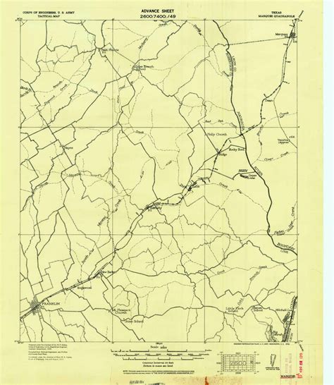 Marquez, Texas 1930 () USGS Old Topo Map Reprint 15x15 TX Quad 128500 ...
