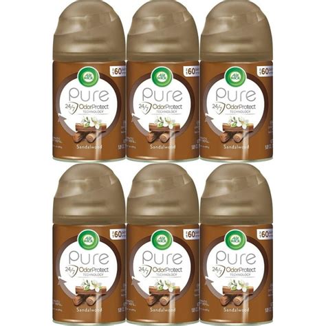 Air Wick Pure Automatic Air Freshener Spray Refill, Sandalwood Holiday ...
