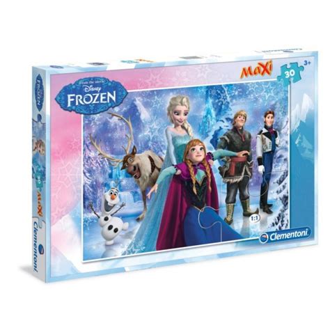 Puzzle XXL Pieces - Frozen Clementoni-07418 30 pieces Jigsaw Puzzles ...