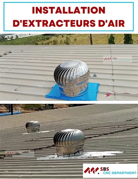 INSTALLATION D'EXTRACTEURS D'AIR