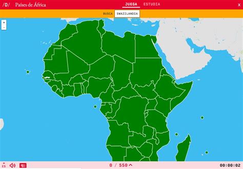 Carte interactive. Où se trouve? Pays d'Afrique - Cartes interactives