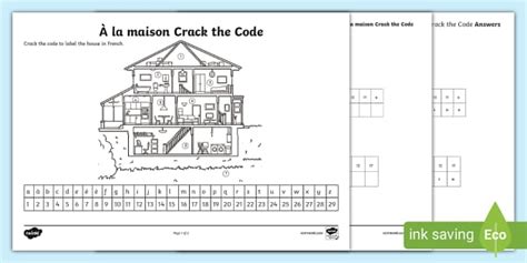 👉 Crack the Code French Activity - KS2 (teacher made)