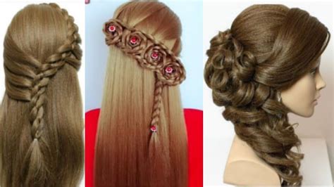 Easy and Beautiful Hair Designs For Girls || hair style girl | Hair ...
