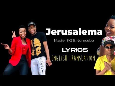 Jerusalema Lyrics - Jerusalema Lyrics And Music By Master Kg Feat ...