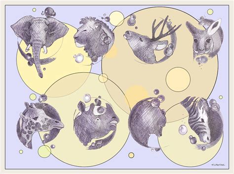 Animal Profile drawings on Behance