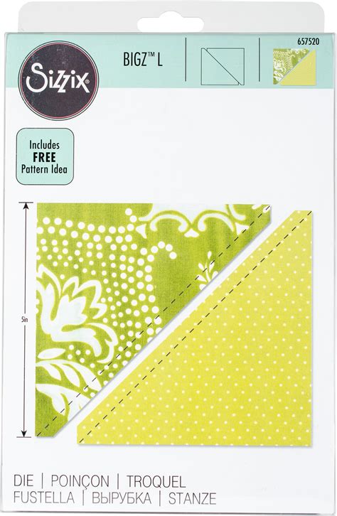 Sizzix Bigz Dies Fabi Edition-L Die - Triangles 5