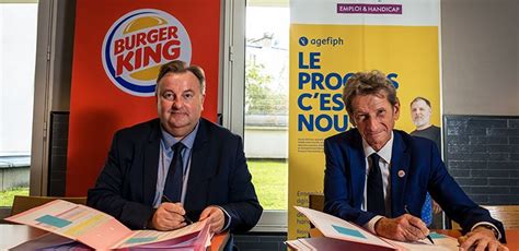Burger King France s’engage à accélérer l’emploi des personnes en ...
